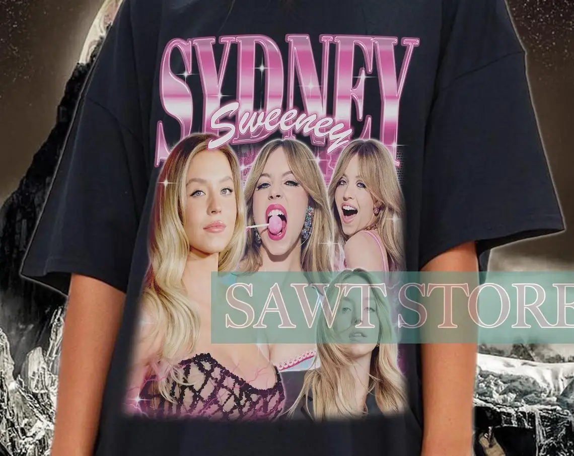 Limited SYDNEY SWEENEY Shirt Sydney Sweeney Vintage Tshirt Sydney Sweeney Retro Fan Tees Sydney Sweeney Movies Sydney Sweeney Gi