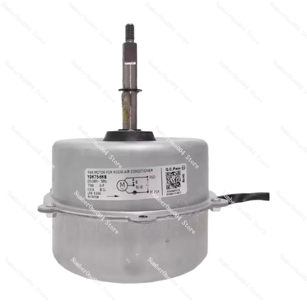 

New forMidea Air Conditioner Outdoor Unit Cooling Fan Motor YDK75-6KB Single Asynchronous Motor YDK70-6 Accessories