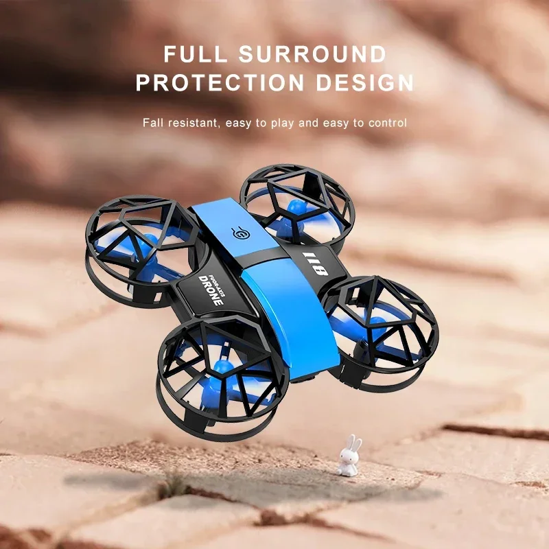 811 Mini Aerial Photography 4K HD Drone Remote Control Aircraft Fall-Resistant Fixed Height Quadcopter Toy