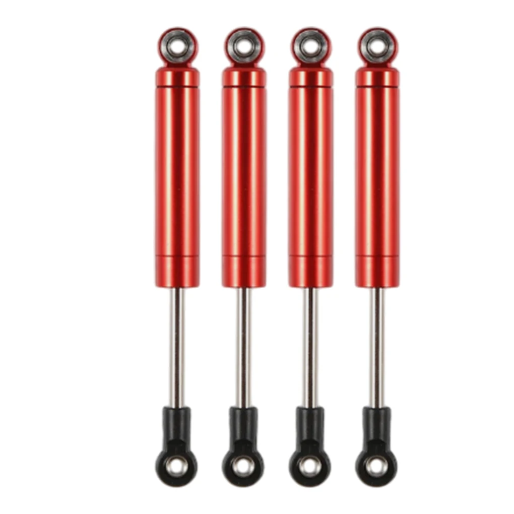 RCGOFOLLOW 4Pcs Car Built-in Spring 62/72/82/92/102mm Shock Absorber For 1/10 RC Crawler Axial SCX10 90046 TRX-4 D90 MST Redcat