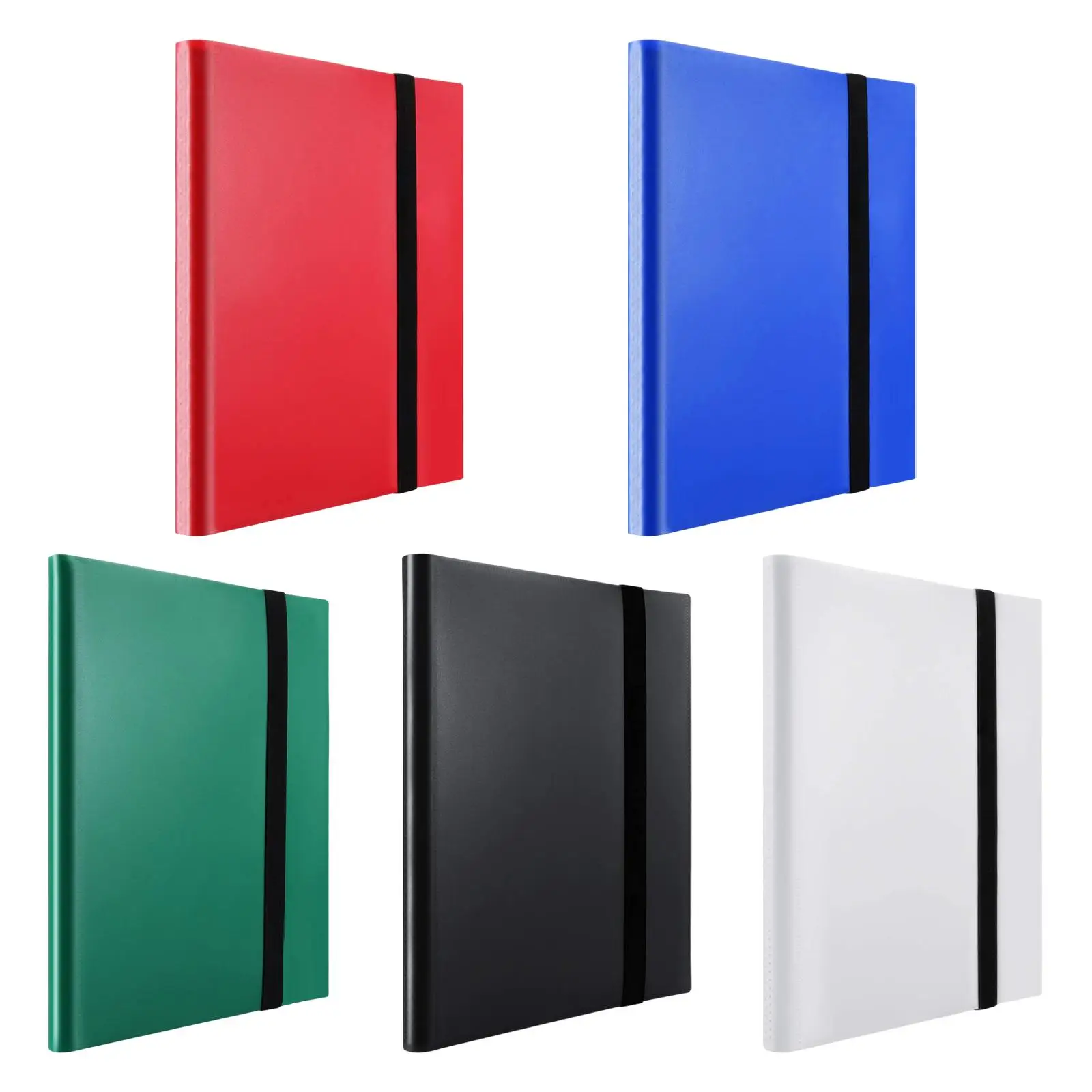 9 Pocket Trading Binder Clear Page Protector 432 Double Sided Album for Sports Cards