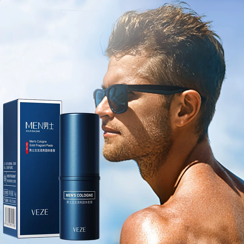 

Мужской твердый парфюм – портативный и освежающий, с скуваланом.