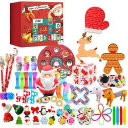 Christmas Advent Calendar for Kid girls boys gift toys Box Sensory Fidget toy Stress Relief Toy Set blind box for Chirtmas Party