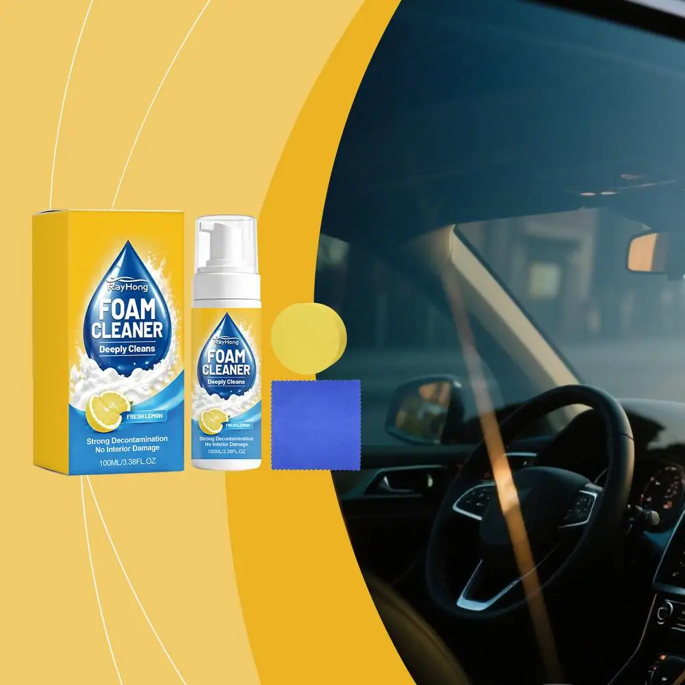 150ml Powerful & Multipurpose Car Interior Foam Cleaner All Purpose Rinse Foam Cleaner Spray Deep Penetration Rich Cup ﻿ view 6