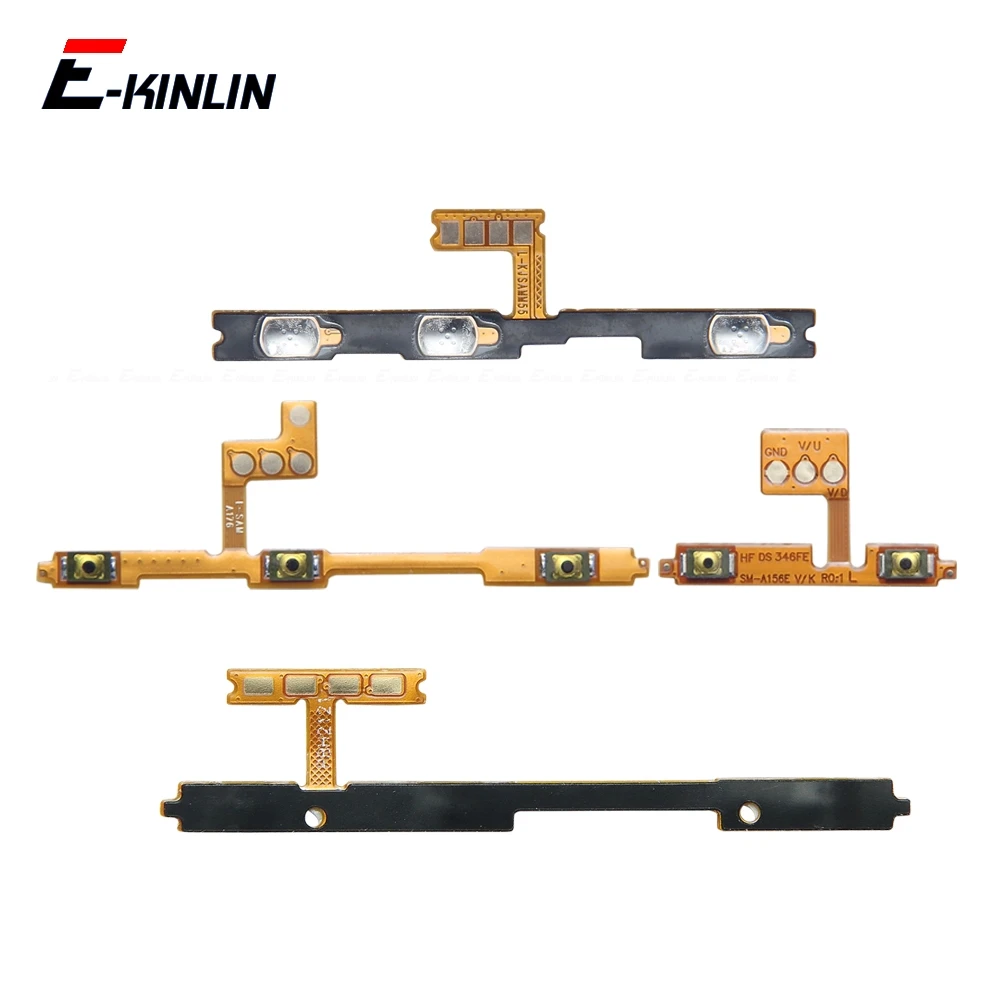 Volume Power Switch On Off Button Key Flex Cable For Samsung Galaxy F55 F42 F36 F23 F22 F17 F16 F15 F14 4G F13 F12 F06 F05 F04