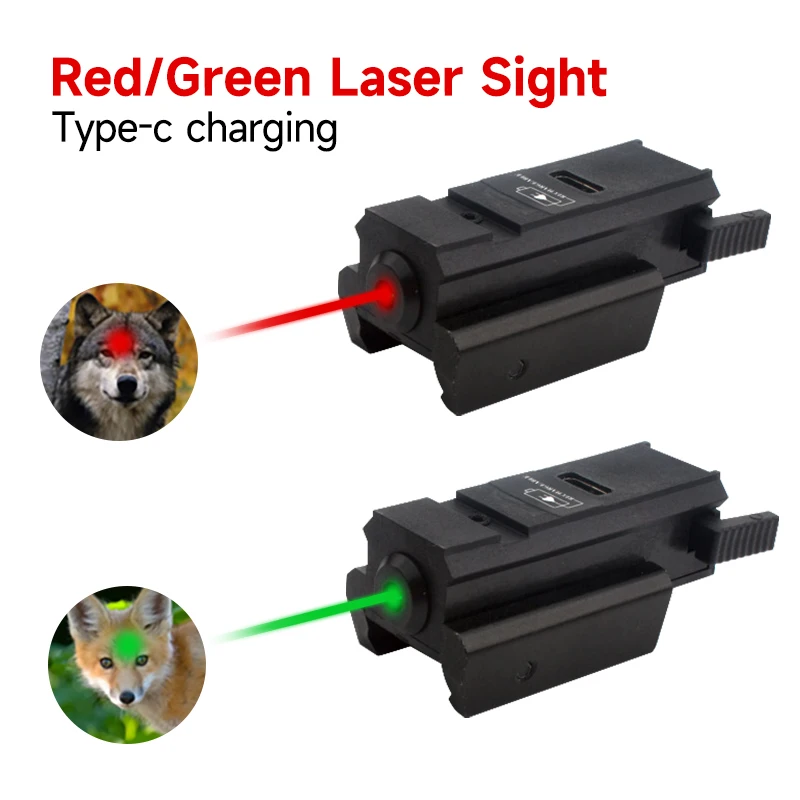 Tactical Portable Red/Green Laser Powerful Outdoor Compact Sight Accsesories Sports Long Distance Hunting 11mm/20mm Rail Mount