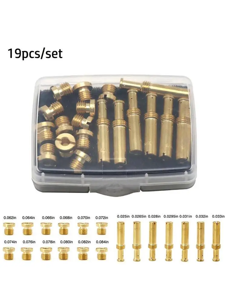 AliExpress 1 Set/19 PCS Carbs Carburetor Accessories Jetting Kit For S&S Cycle Super B E G fit OHO Shorty Carburetors by For V-Twin For MFG
