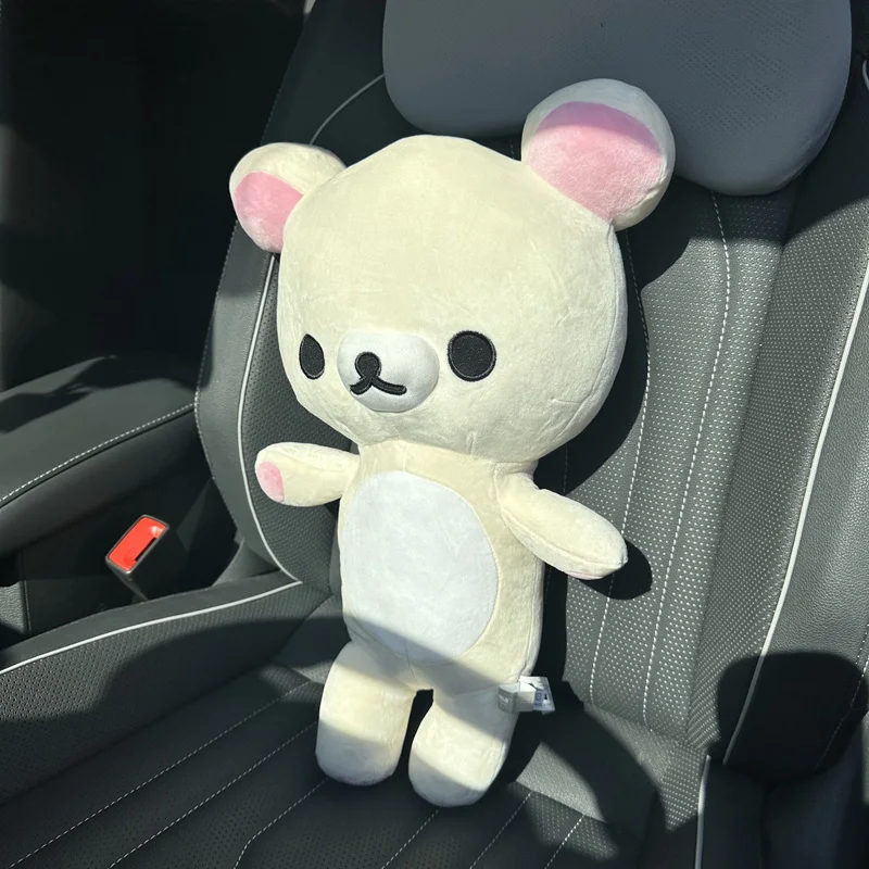 Peluche de oso de peluche Rilakkuma De 48cm para niños, muñeco de peluche de Kuma, Kawaii, habitación, juguetes, pasatiempos, Festival, regalo