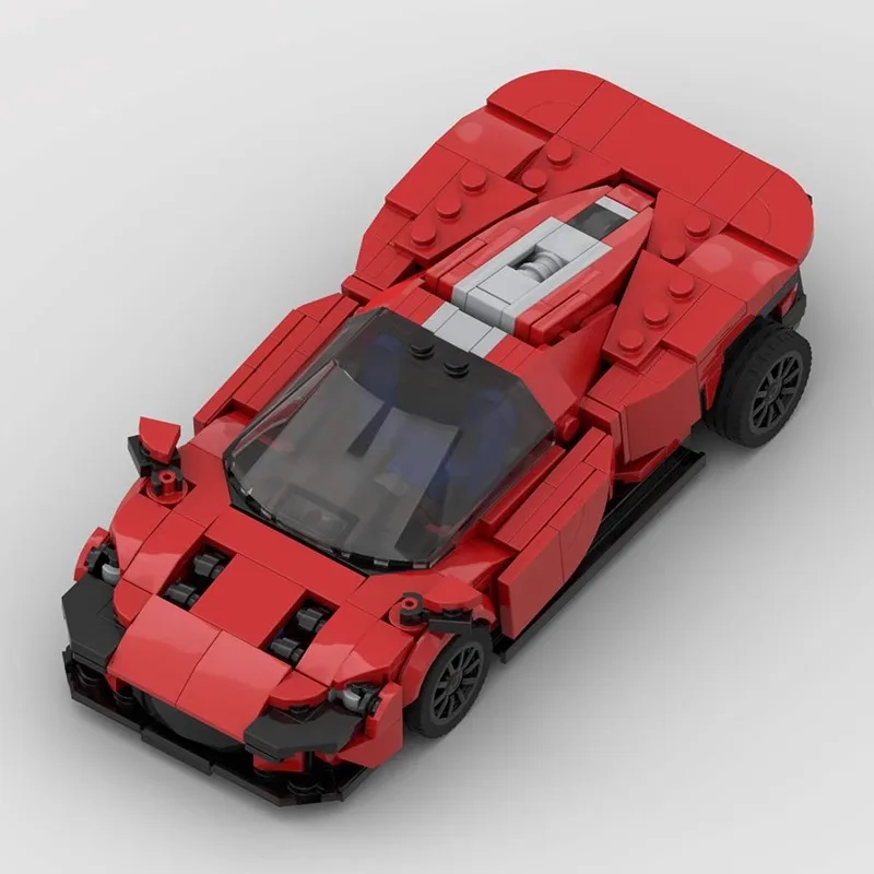 

MOC-102083 SP3 Speed City Cars Champion Racer Supercar moc Building Blocks Bricks Racing Technique Creative DIY Model Set