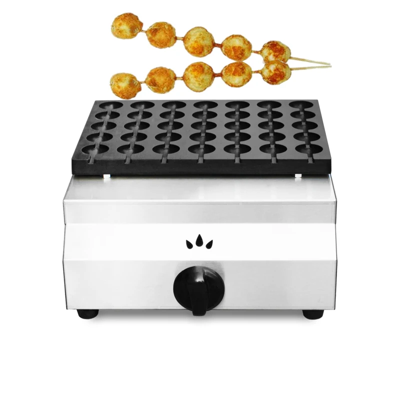 Commercial Gas egg waffle machine takoyaki maker fish grill takoyaki waffle maker ball takoyaki grill