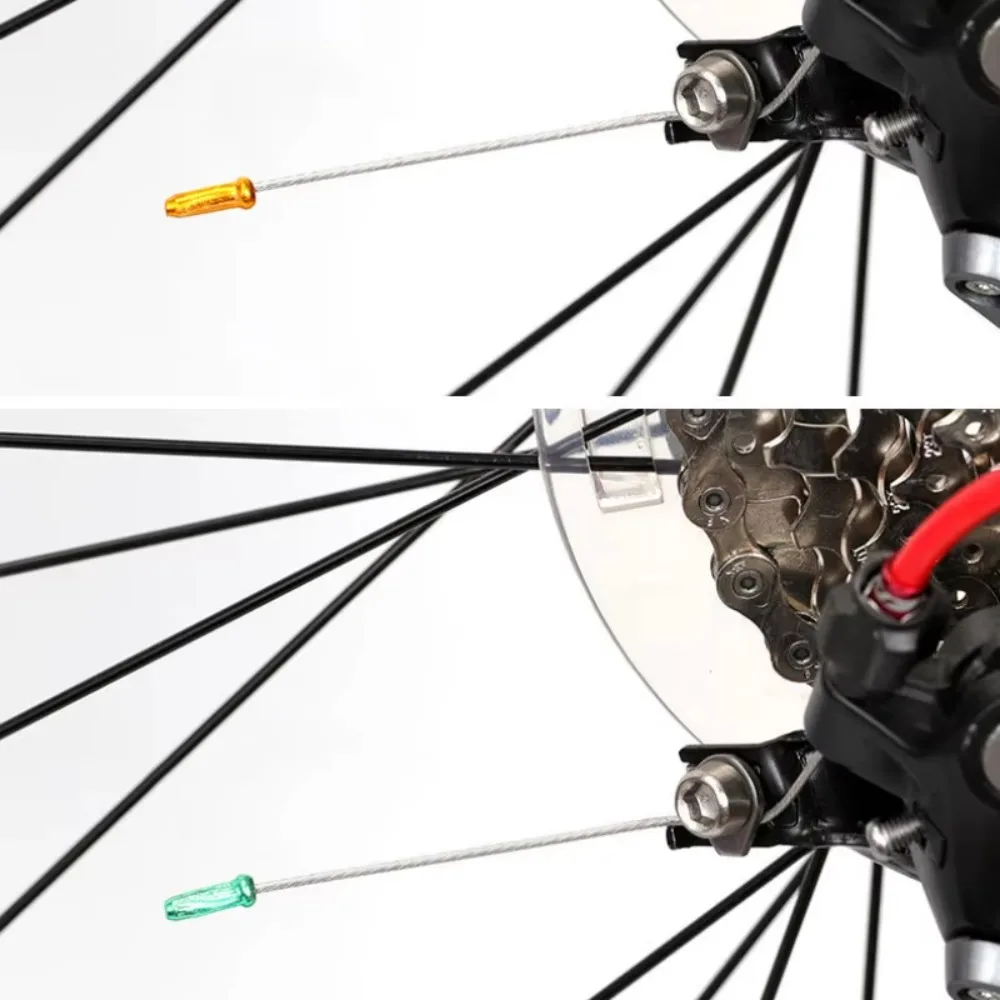 Tapas de cable para bicicleta MTB resistentes con terminales y crimpes - imagen 5