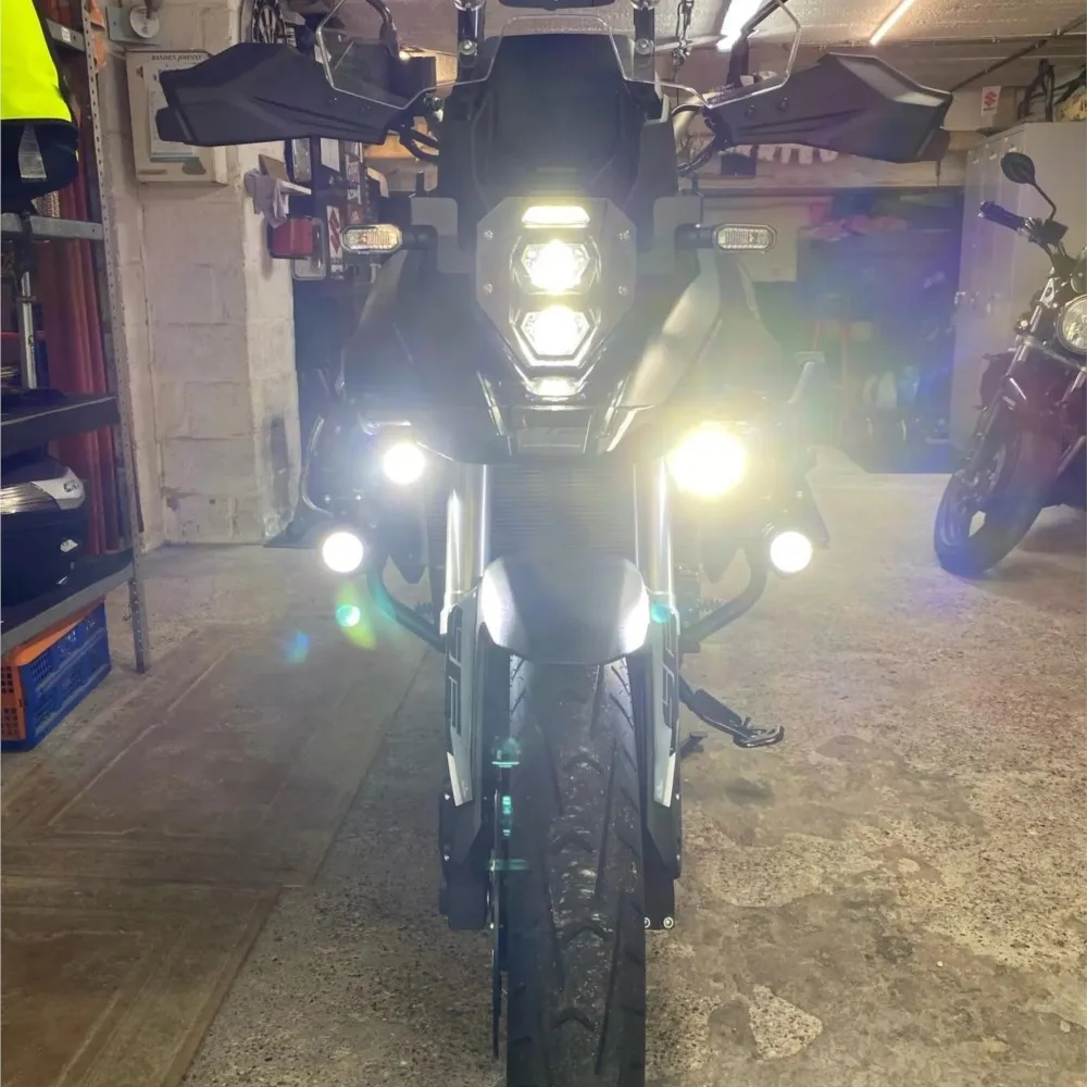 

New Motorcycle Headlight Guard For Suzuki V-Strom 800DE 2023-2024-2025 Headlamp Guards Protector Lens Cover Accessories Acrylic