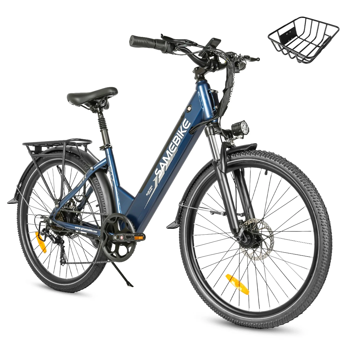SAMEBIKE RS-A01PRO 【E-Bike】500W 36V15AH Elektrische fiets met uitneembare batterij, 26-inch banden, 7-versnellingen, geschikt voor woon-werkverkeer.