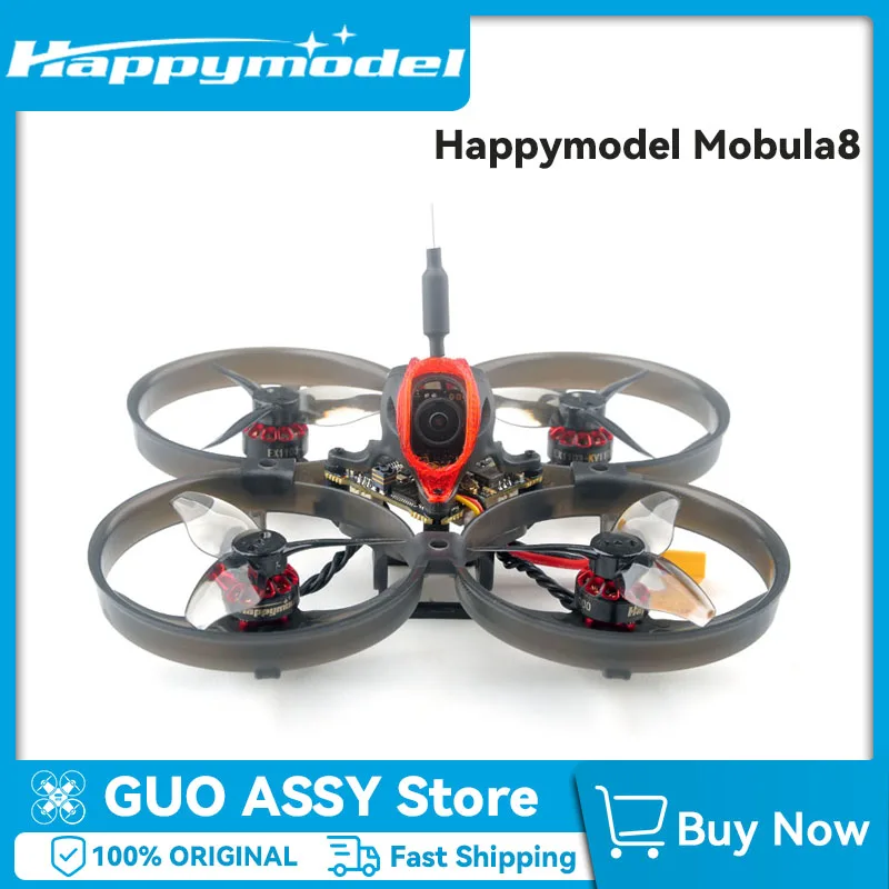 Happymodel Mobula8 1-2S 85mm Micro FPV Mobula 8 Quadcopter - image 1 of 5