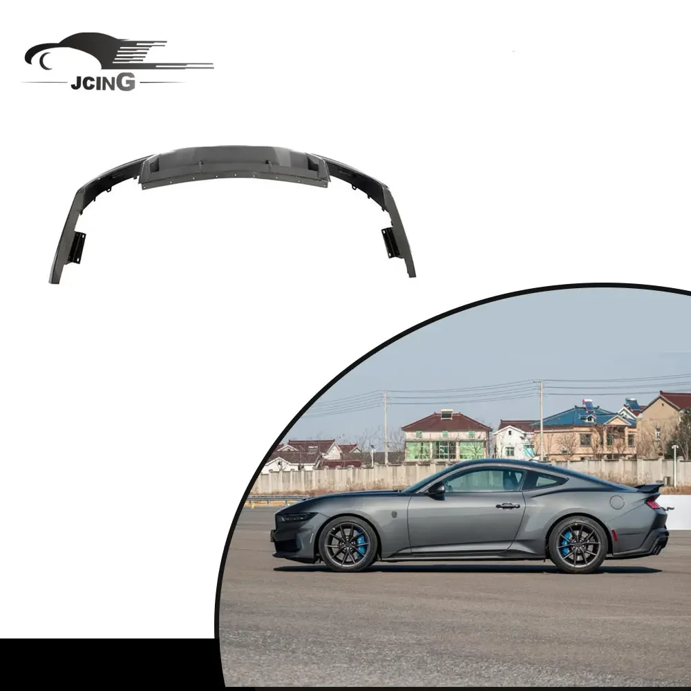 

High Quality Carbon Fiber Rear Bumper Lip for Ford Mustang Dark House 2024 Car Bodykit
