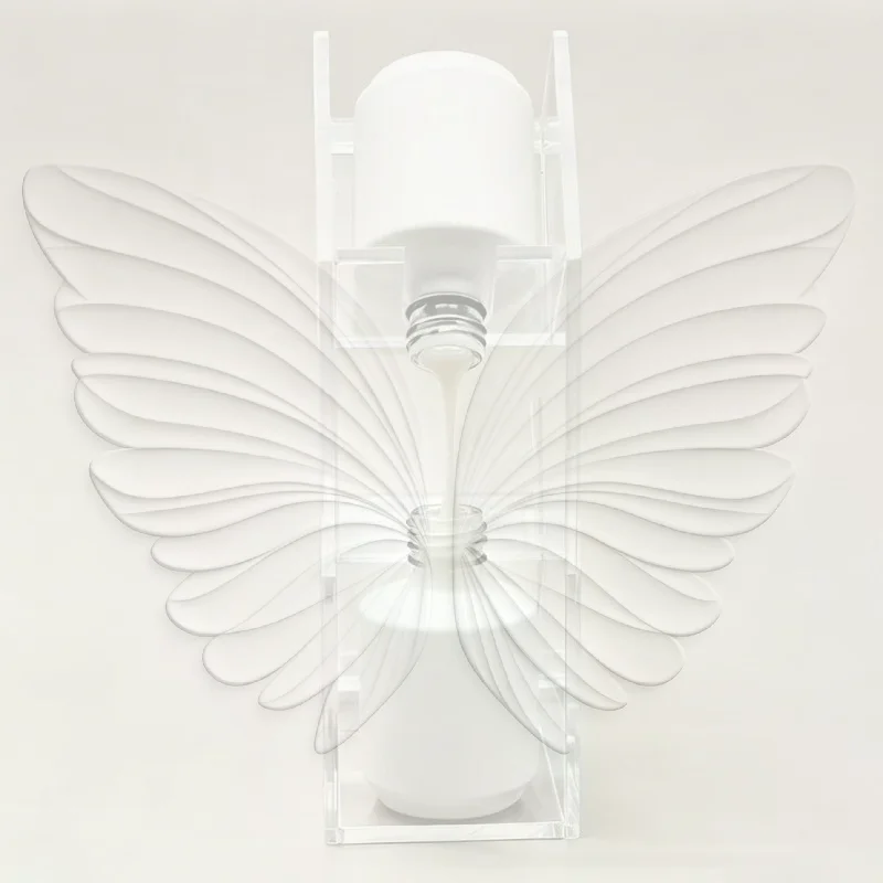 Acrylic Nail Polish Inverter Stand No Assembly Needed Transparent Display Holder for Home Salon Nail Art Use