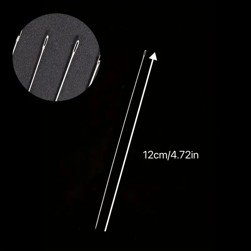 25 إبر خرز فائقة الدقة - إبر فولاذية متينة للمجوهرات المصنوعة يدويًا والخياطة والخرز - لوازم وأدوات يدوية الصنع #2