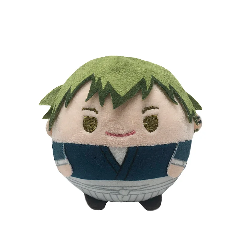 New 10cm Jujutsu Kaisen Round Plush Keychain Yuji Megumi Choso Yuta Anime Fluffy Stuffed Doll Bag Pendant Fans Gift - view 4