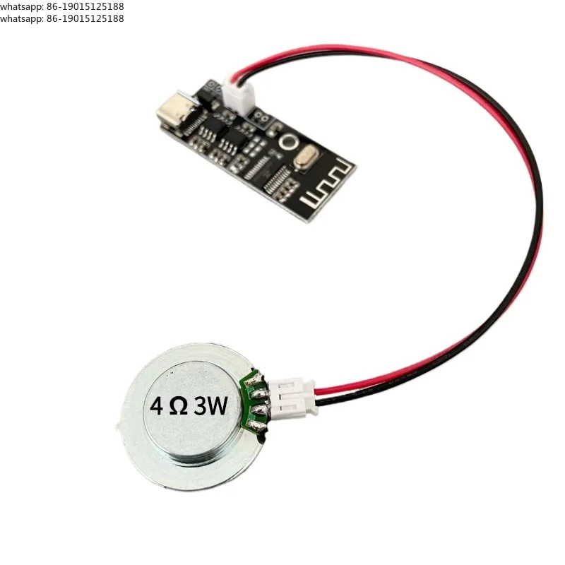 27mm Resonance Vibration Speaker 4 Ohm 3W DIY Bluetooth Speaker 5Wx2 Bluetooth Power Amplifier Audio Receiver Module