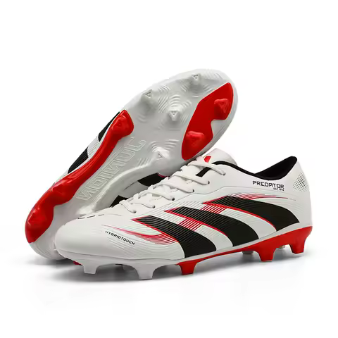 Classic Style Soccer Shoes Men Daily Training Football Boots Lightweight Breathable Casual Sport Sneakers