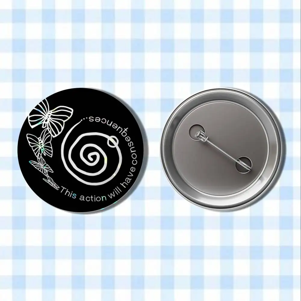 Life Is Strange Game Badges Button Round Creative Pin Brooch Badge Bag Decor Accessories Fans Collect