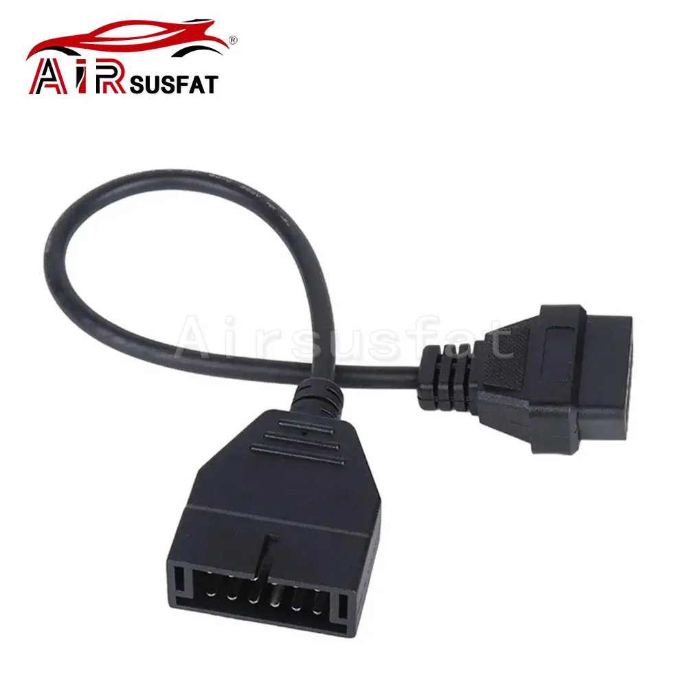

OBD1 to OBD2 GM Adapter Cable 12 Pin Male to 16 Pin Female Extension, OBD II Connector Replacement For GM Diagnostic Tool