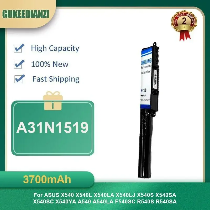 

3700mAh A31N1519 Laptop Battery For ASUS X540 X540L X540LA X540LJ X540S X540SA X540SC X540YA A540 A540LA F540SC R540S R540SA
