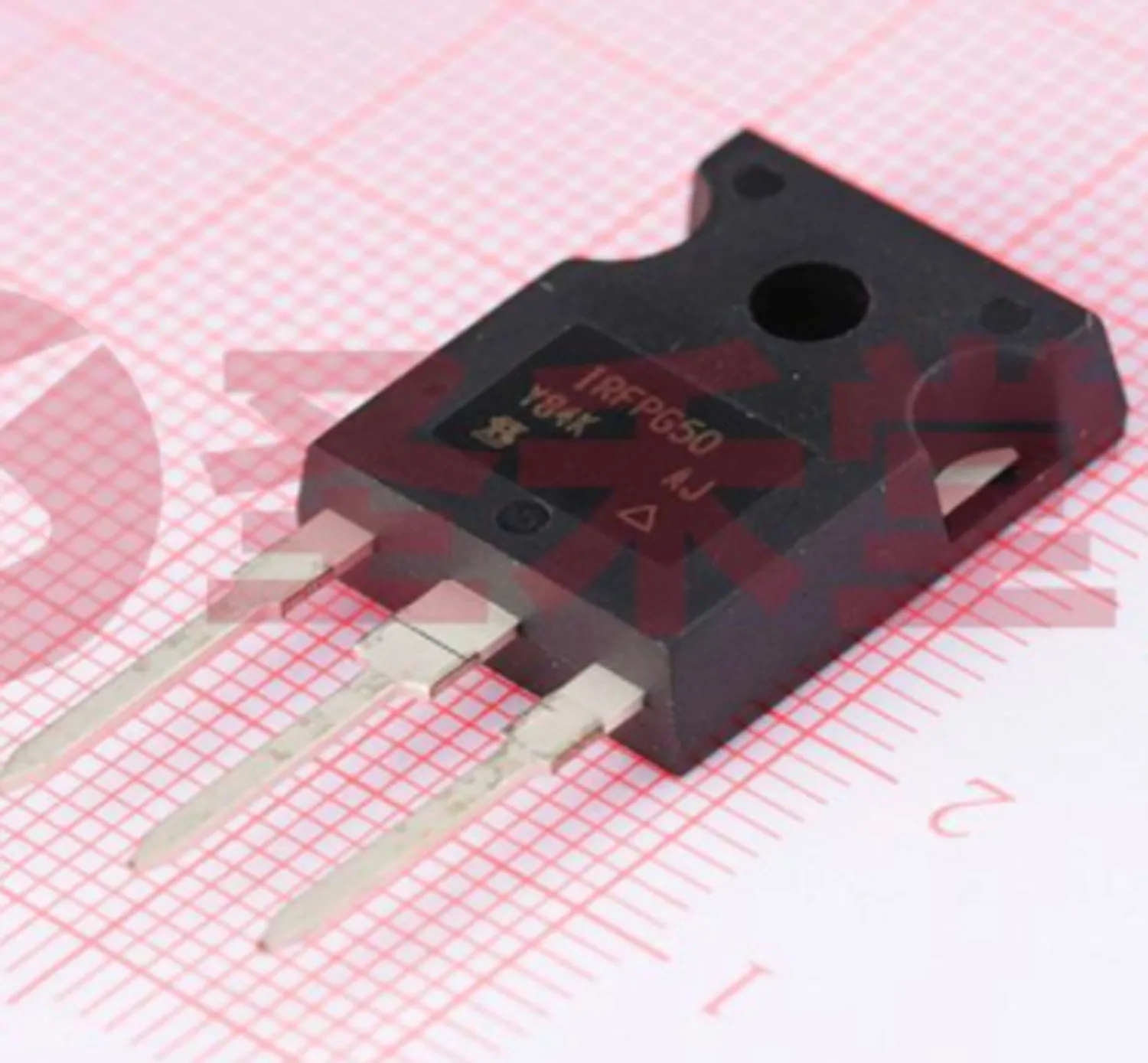 1-5pcs, original-mosfet-n-channel 。 langlebig und robust, geringer Widerstand und cost-effictiveness.1KV/6,1 a/190w 。 TO-247AC: irfpg50pbf