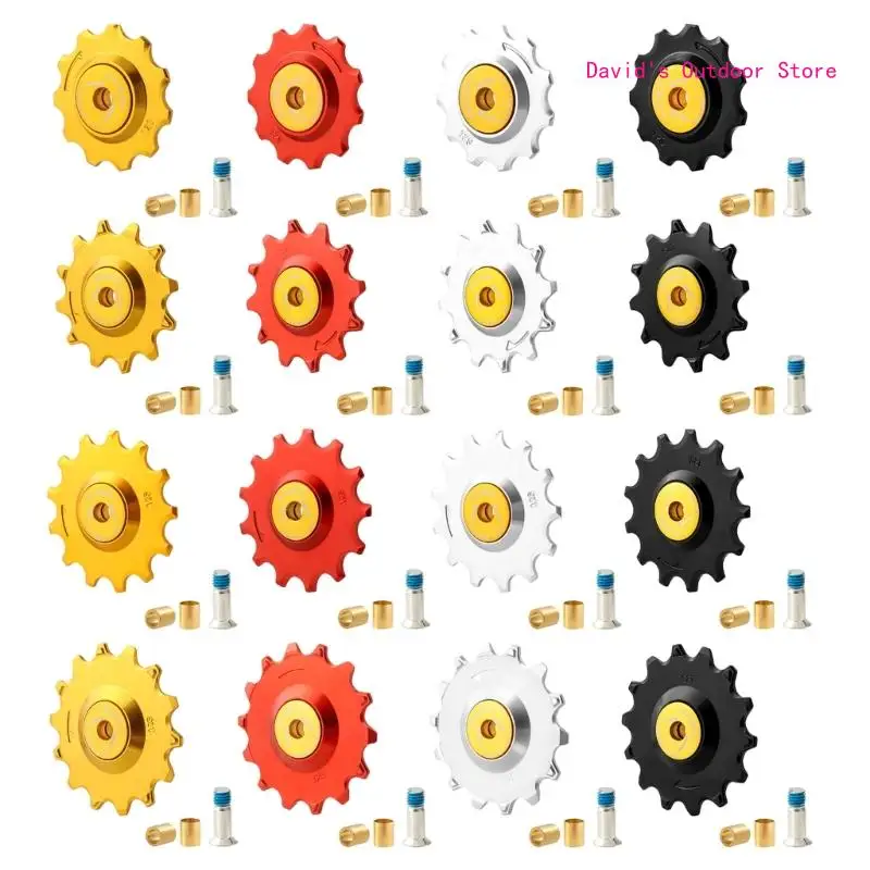 

11/12/13/14T Rear Derailleur Wheel Ceramic Bearing Pulley Guide Wheel MTB Road Bike Guide Pulleys Easy to Use X3UA