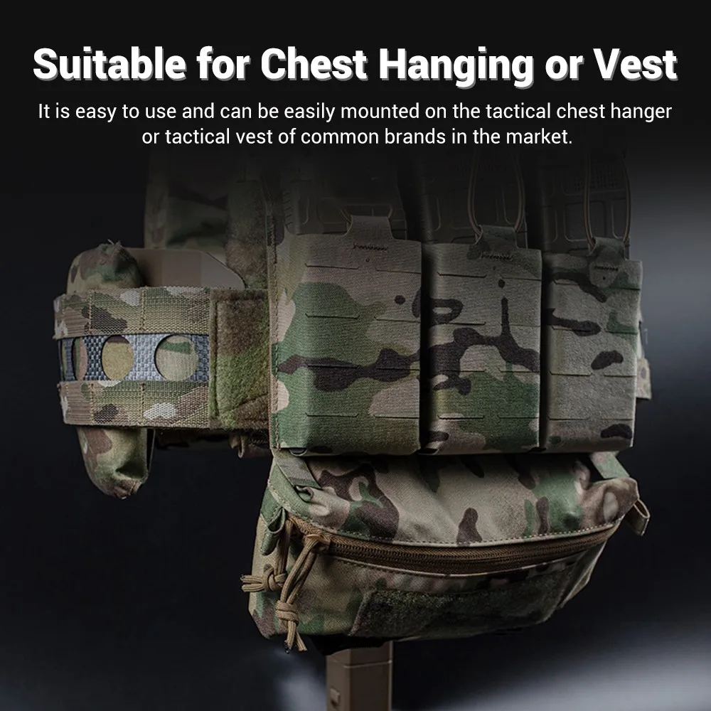 Tactical Vest Dangler Drop Pouch Mini Abdominal Dump Drop Pouch Fanny Pack for JPC CPC LBT D3CR MK3 MK4 Plate Carrier Storage