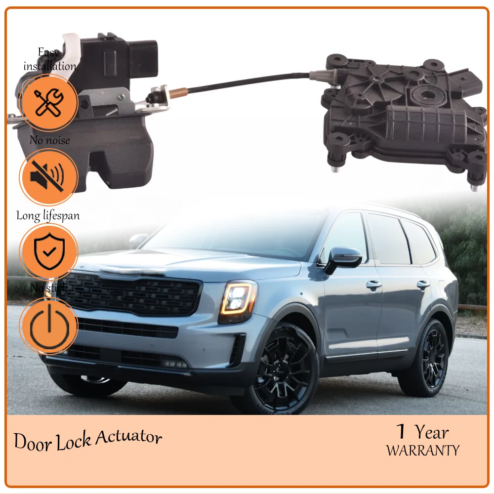 Rear Tailgate Lock Latch,Fit Kia Telluride 2020-2021, Stable Trunk Lid Closing Actuator Replacement  oem 81800S9100,81800-S9100