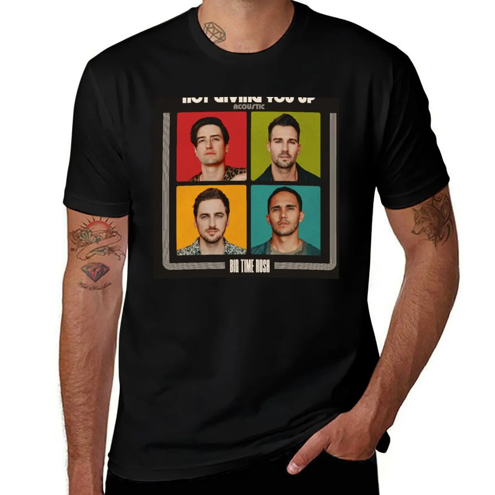 

btr big time rush btr 2022 tour T-Shirt man t shirt cotton cotton t shirt pack T-Shirt