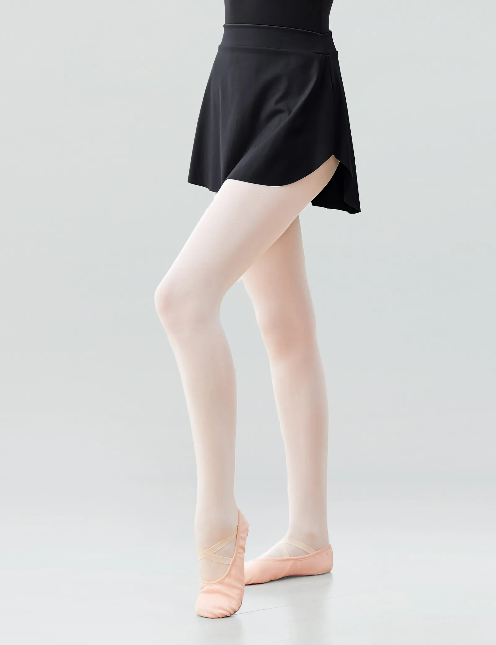 Women Girls ballet Skirts Adult Dance Dress Black Ballet Tutu Dance Wear Side Split Ballet Short Skirts For Ballerina