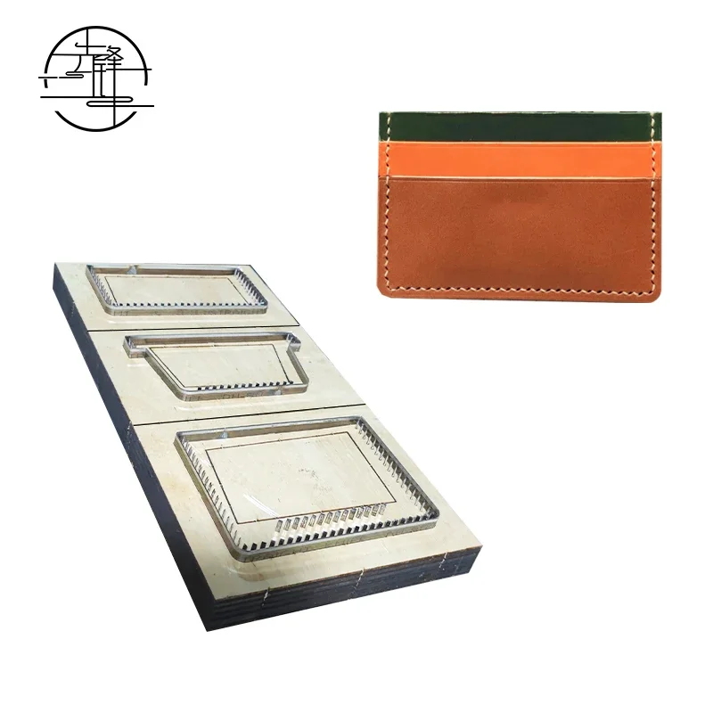 

New Japan Steel Blade Wooden Die Card Bag Leather Craft Punch Hand Tool Cut Knife Mould XF000 Leather Tools