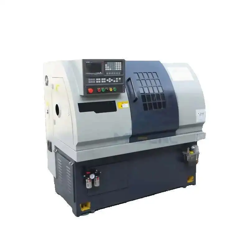 الفولاذ المقاوم للصدأ Hining Ck6125 6130 6132 6136 مخرطة برج صغيرة باستخدام الحاسب الآلي