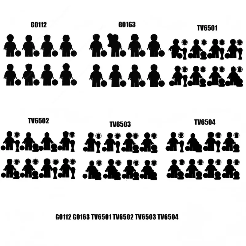 Cartoon movie TV Anime models Action Figures G0112 G0163 TV6501 TV6502 TV6503 TV6504 Bricks Toys 057