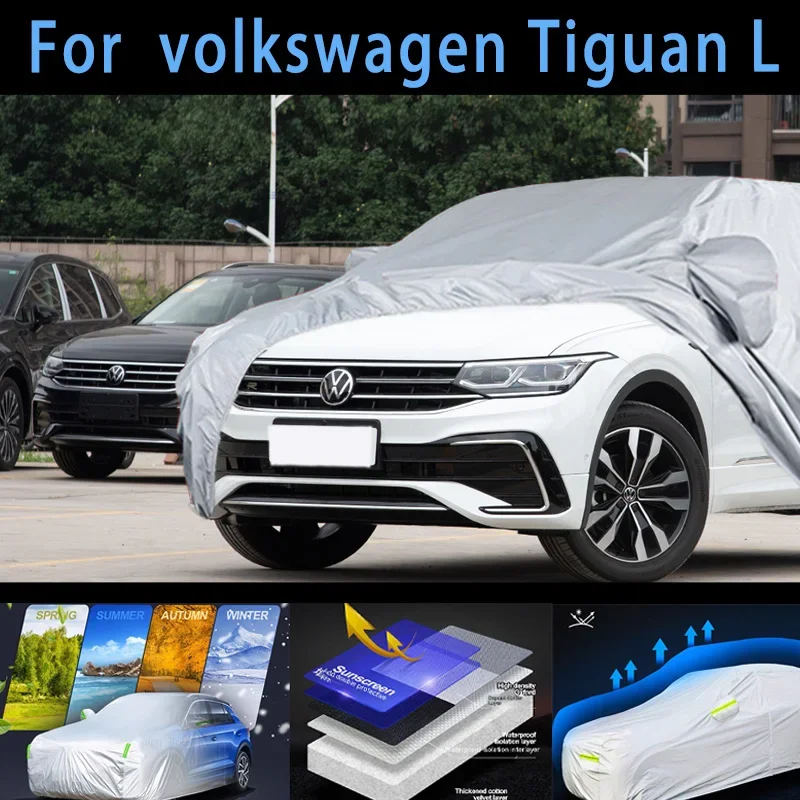 

For volkswagen Tiguan L Car protective cover,sun protection,rain protection, UV protection,dust prevention auto paint protective