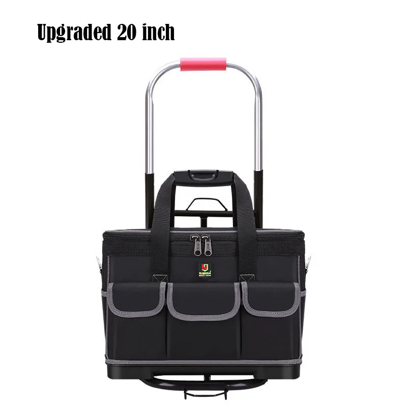 Multifunctional Tools Box Pull Rod Tool Kit Electrician Backpack Tool Bag Oxford Suitcase Tools Complete Professional Tool Cases