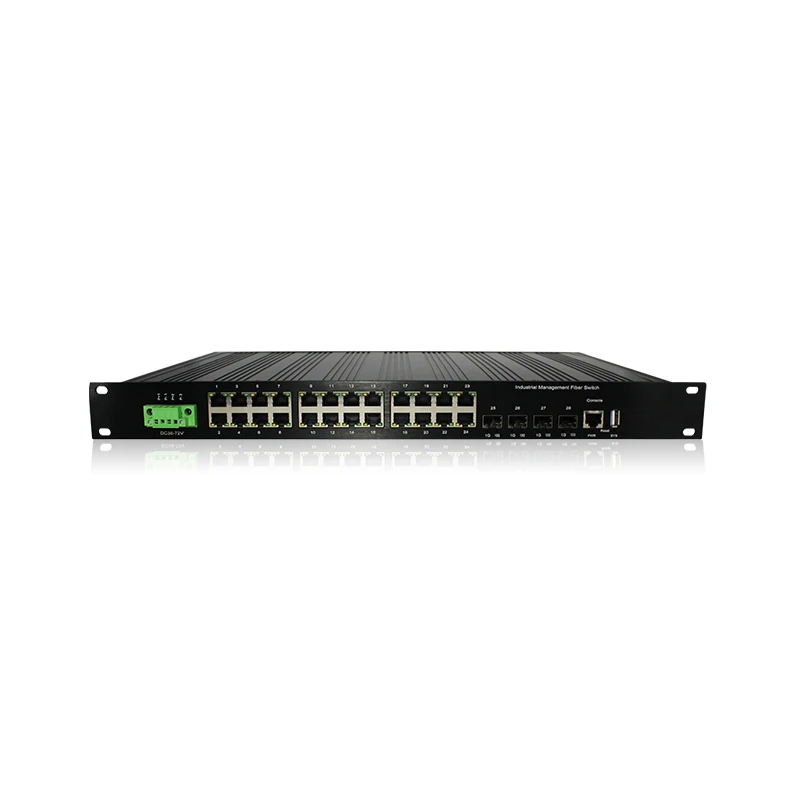 

【Brand new】L3 24Port Gigabit Managed Poe Network Switch With 4*1/10G Sfp+ Fiber Ports Industrial Ethernet Switch for Best Qualit
