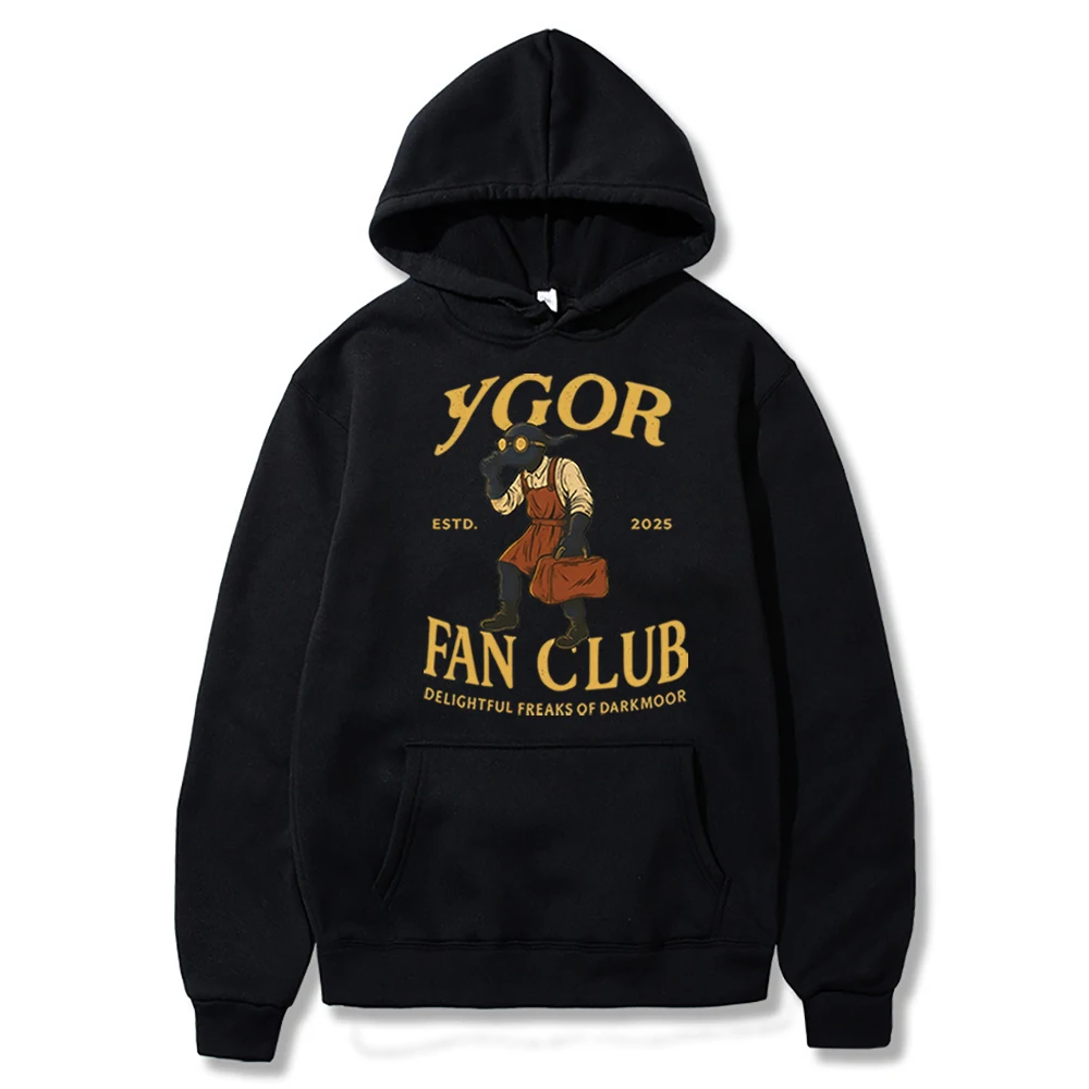 Lustiger Ygor Dark Universe Hoodie Ygor Fan Club Shirt Damen Herren Trendiger Hip Hop Pullover EPIC Universe Gothic Pullover Trendiger Hoodie