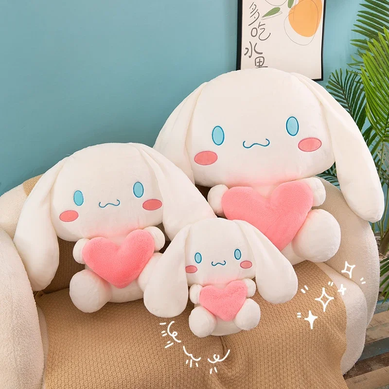 75cm super tamanho grande sanrio dos desenhos animados bonito cinnamoroll pelúcia animal boneca plushies decoração do quarto brinquedos crianças presente de natal