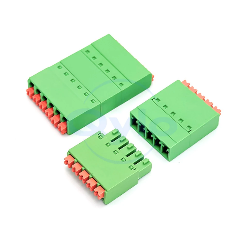 (1 Set) 2EDGKNP 2EDGKN 3.81mm Ultra-Thin KNR Spring-Press Insertion/Removal Terminal Block Quick Terminal KF 15EDGKNP 3.81