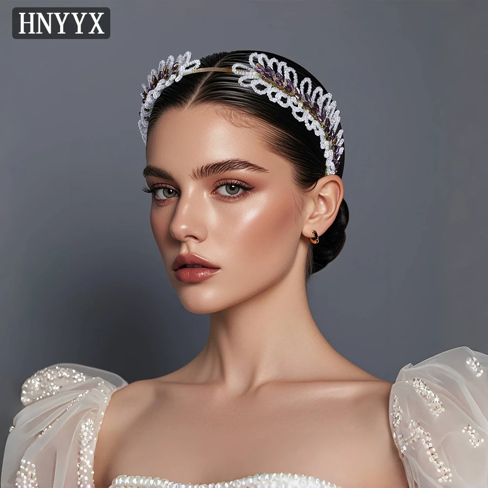 

YouLaPan Fashionable Bride Wedding Wheat Ear Headband Handmade Bead Weaving Elegant Ladies Banquet Dance Hair Accessories YXA316