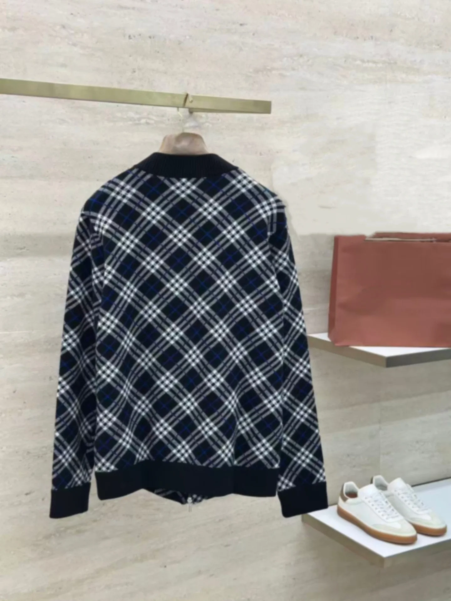 High Quali Wool Blend Knitted Jaet Autumn Winter New Sle Europeanized Low Profile Versatile Faionable Men's Zipper Ca...