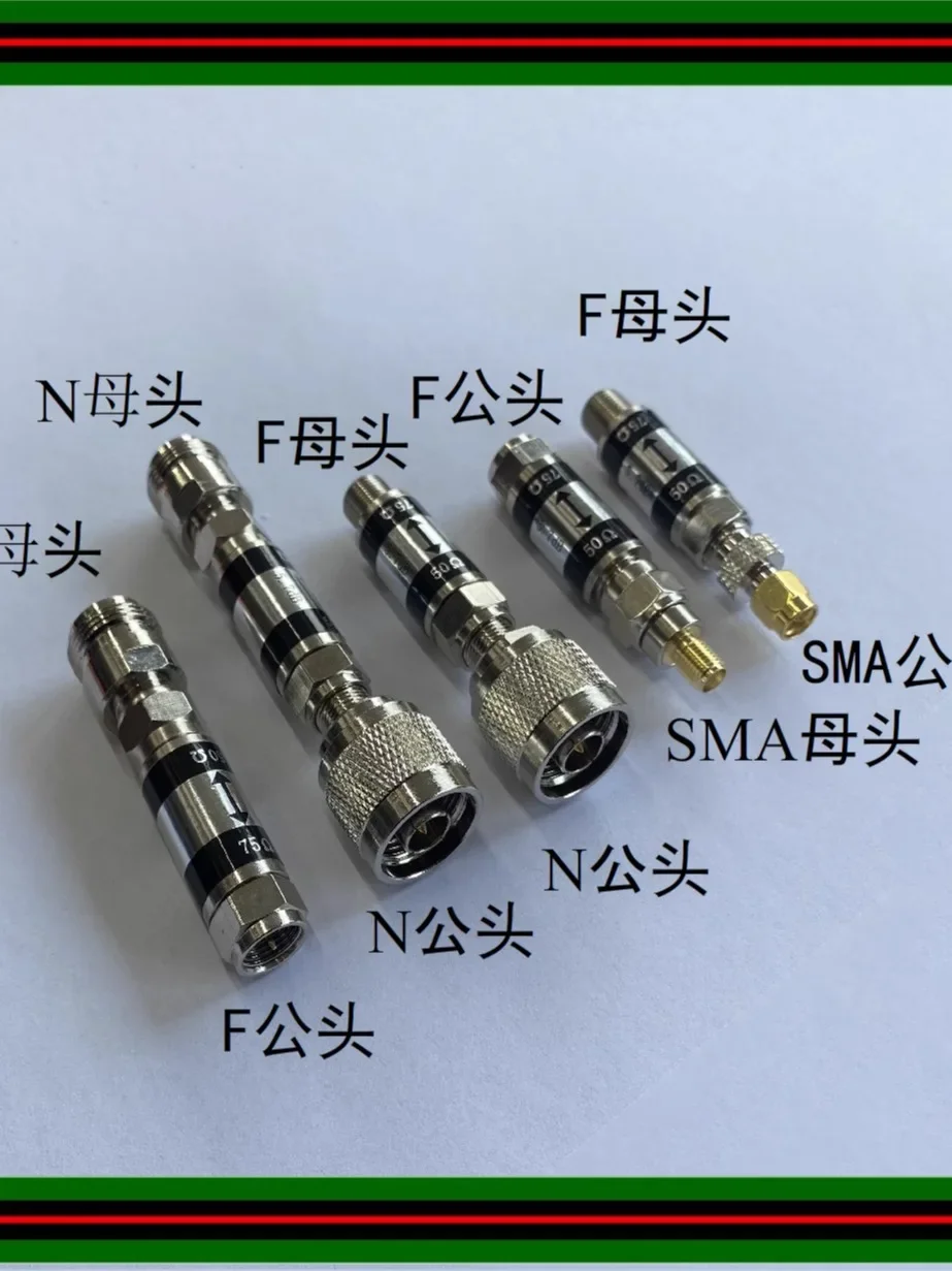 Impedance Converter 50-75 F Head RF Converter N Revolution N Female Head F Head Network Analyzer Adapter