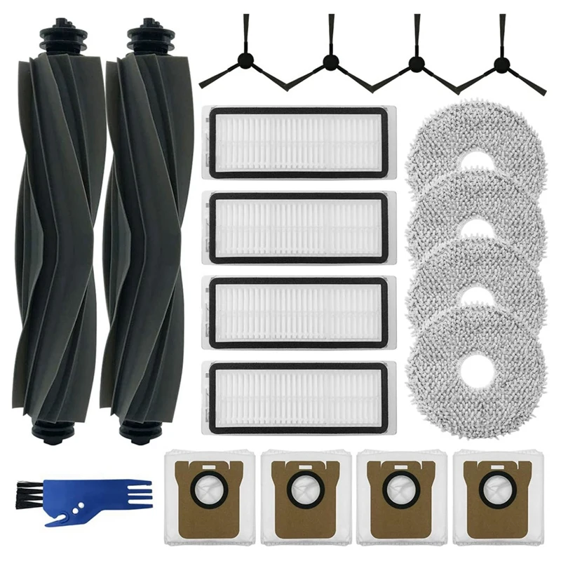 

ABWQ-For-Dreame-L20-Ultra-And-Mop-Robot-Vacuum-Cleaner-Main-Side-Brush-HEPA-Filters-Mop-Cloth-Dust-Bags-Accessories
