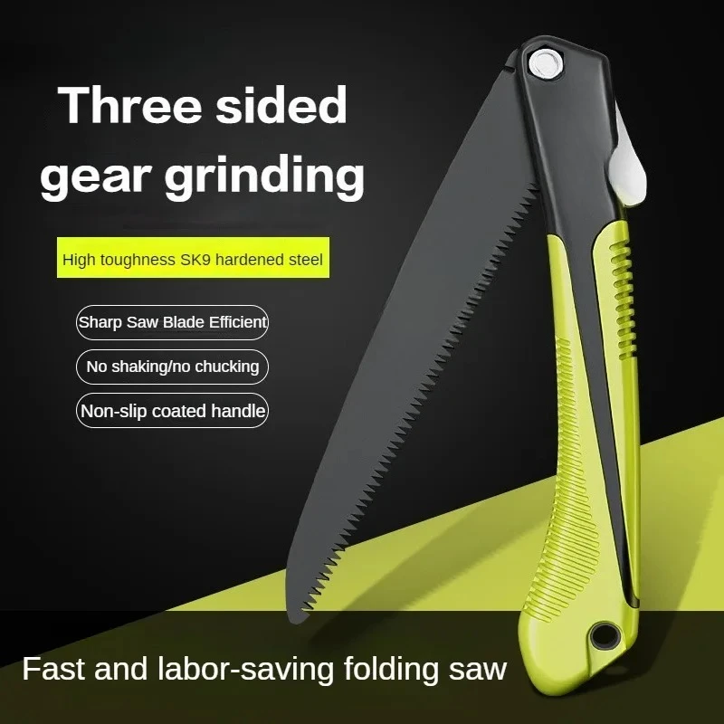 New Folding Saw SK7 Steel 210mm 250mm 300mm Sharp and Wear Resistant Home Handmade Saw Carpenter Portable Saw