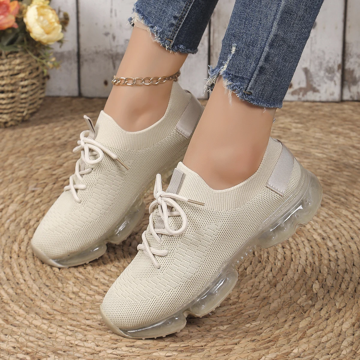 2024 Chunky Sneakers Sports Shoes Korean Women Platform Sneakers Casual Vulcanized Shoes Tennis Female Vintage Designer Footwear