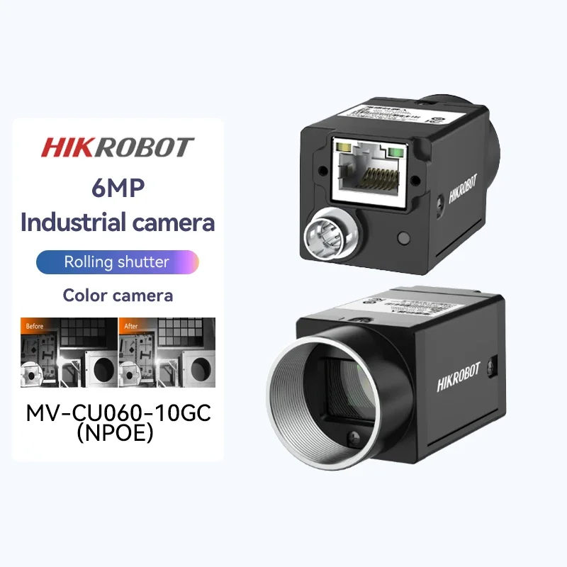 

HIKROBOT MV-CU060-10GC new original Color Camera Industry Robotic Arm Camera Motion Control