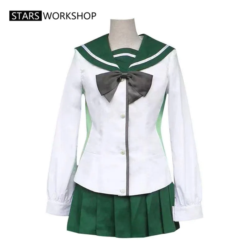 Anime Highschool of the Dead Rei Miyamoto Saeko Busujima Saya Takagi Cosplay Costume Fujimi High School Uniform